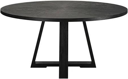 Gidran Dining Table in black by Uttermost