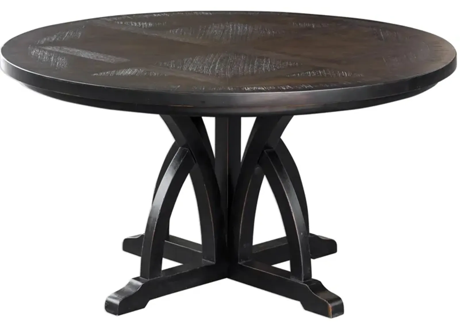 Maiva Dining Table in Black by Uttermost