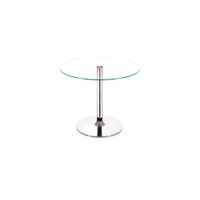 Galaxy Dining Table in Chrome by Zuo Modern