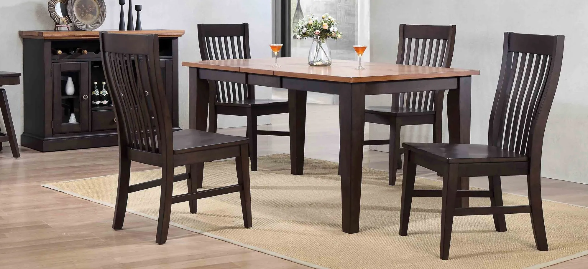 Choices Dining Table in Black by ECI