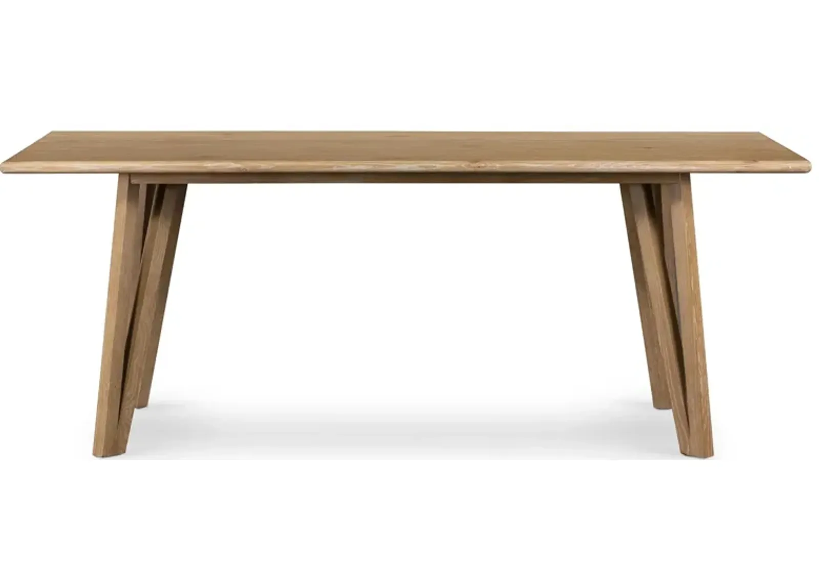 Leah Dining Table in Whitewash On Oak by Four Hands