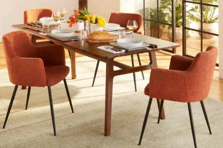 Remix Dining Table in Brown by LH Imports Ltd