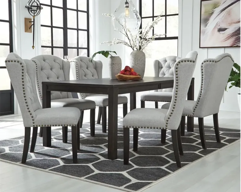 Jeanette Rectangular Dining Table in Black by Ashley Furniture