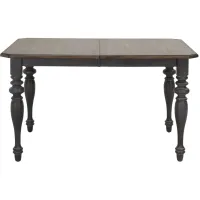 Charleston Dining Table w/ Leaf in Slate w/ Weathered Pine Finish by Liberty Furniture