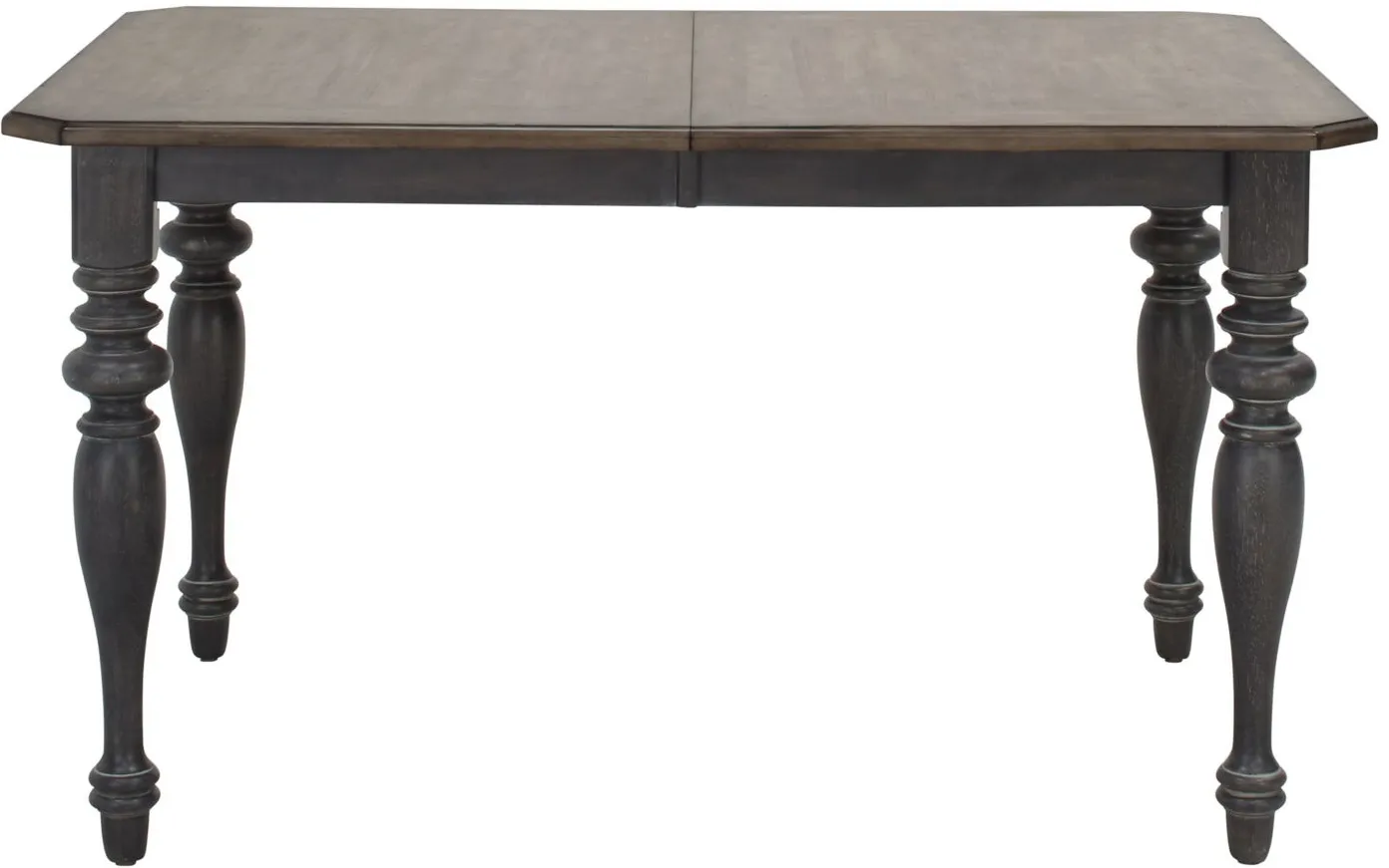 Charleston Dining Table w/ Leaf in Slate w/ Weathered Pine Finish by Liberty Furniture