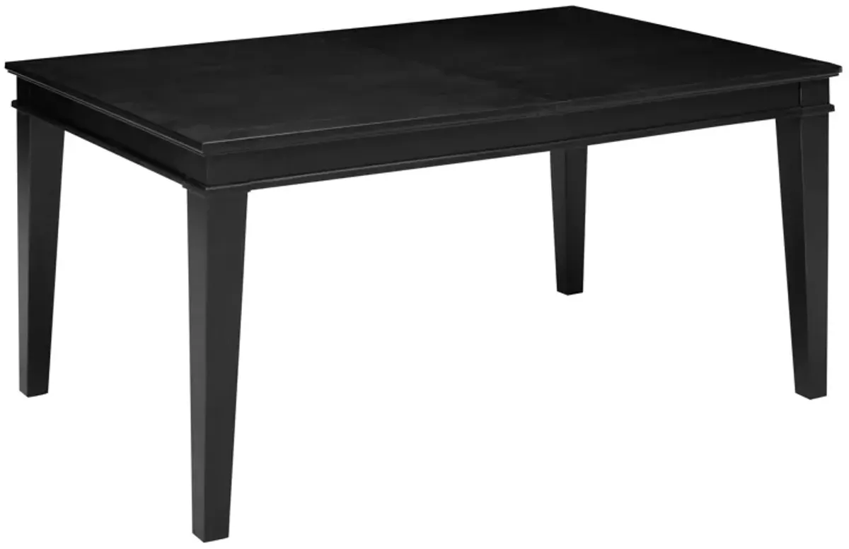 Halden Dining Table w/ Leaf in Black by Bellanest