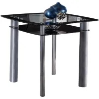 Maya Counter Height Dining Table in Silver Metal by Homelegance