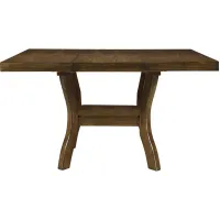 Coring Dining Room Table in Brown by Homelegance
