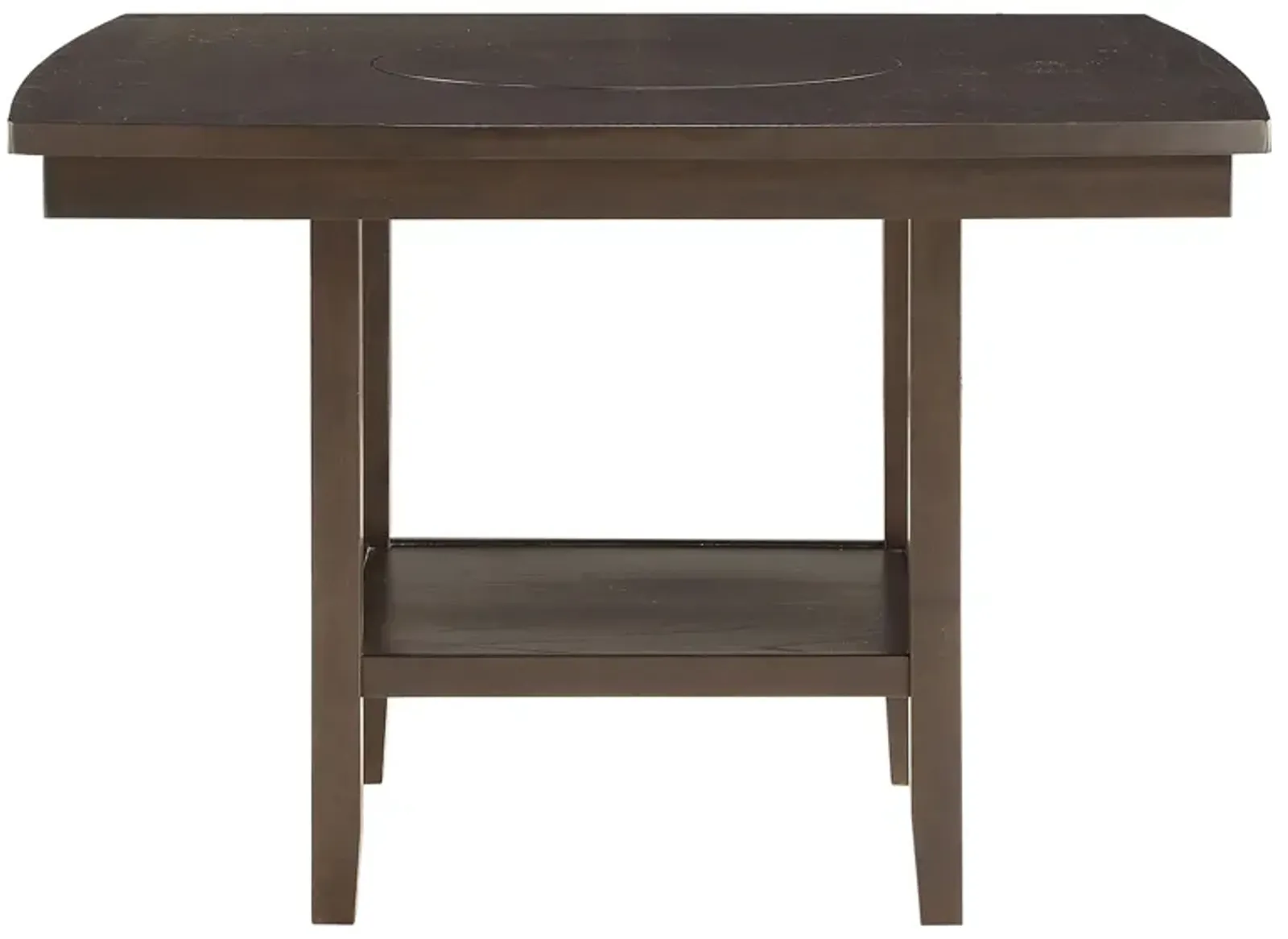 Elmore Counter Height Dining Room Table With Lazy Susan