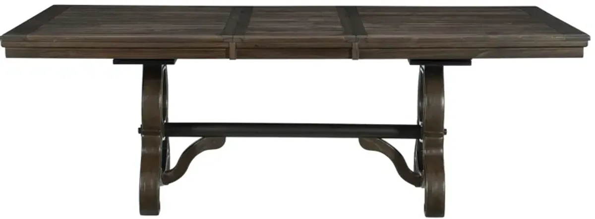 Baldwyn Dining Room Table in Brown by Homelegance