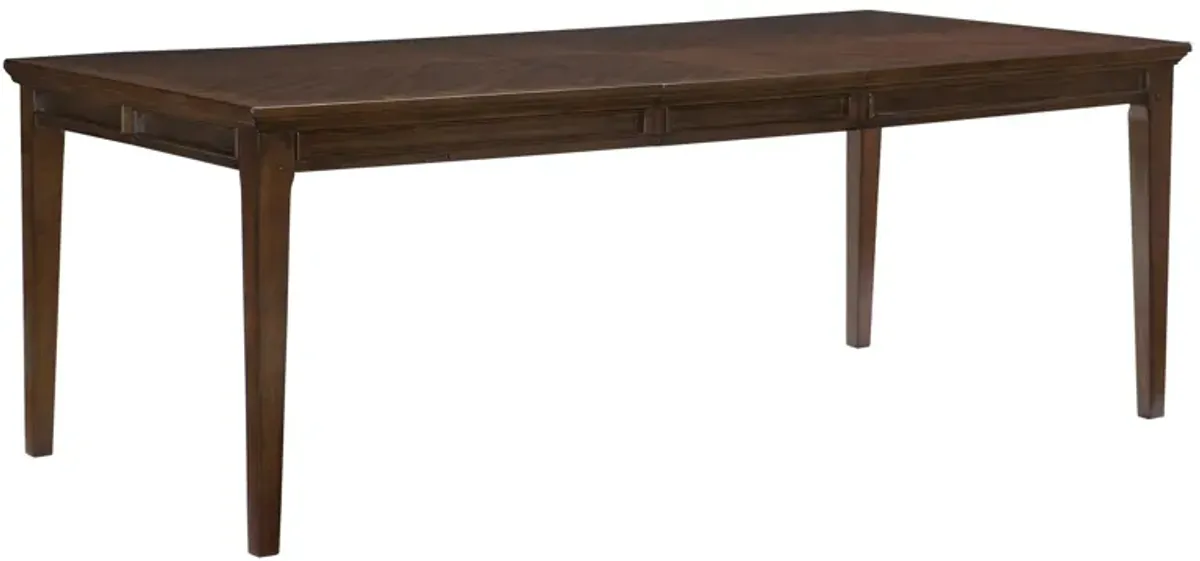 Tamsin Dining Table in Brown Cherry by Homelegance