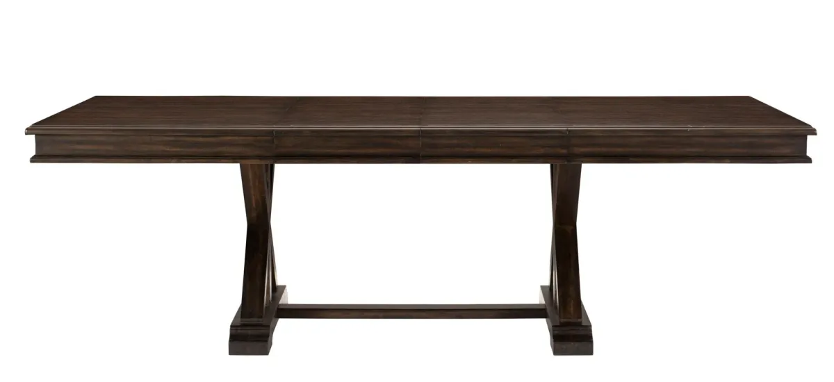 Larkin Dining Table in Driftwood Charcoal by Bellanest