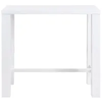 Abby 48" Bar Table in White by EuroStyle
