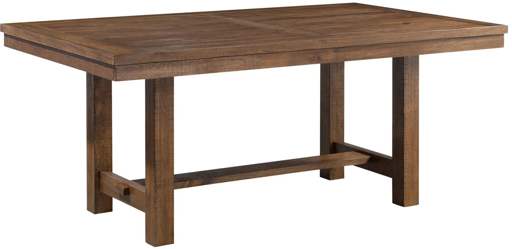 Levittown Dining Table in Brown by Homelegance