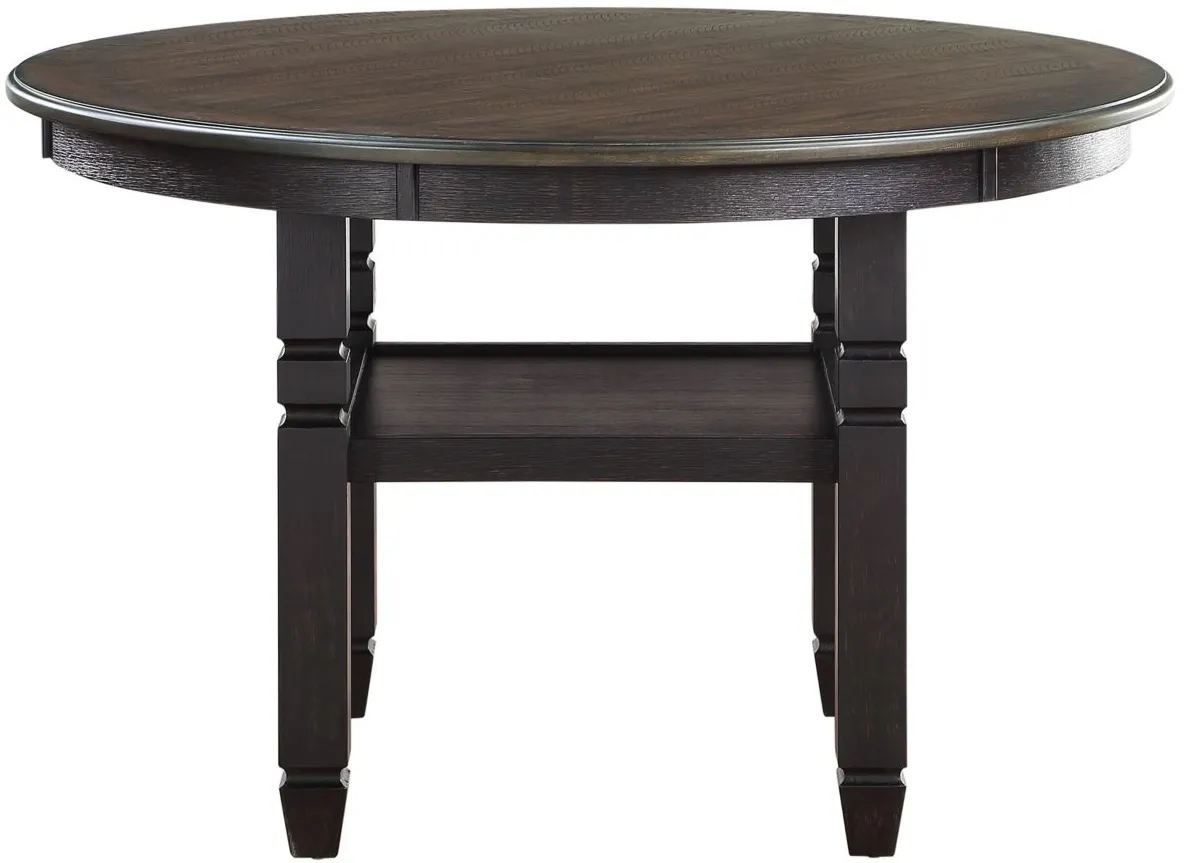 Arlana Dining Table in Brown and Black by Homelegance