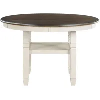 Arlana Dining Table in Brown and Antique White by Homelegance