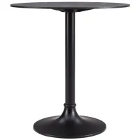 Jannie 30" Bistro Table in Black by EuroStyle