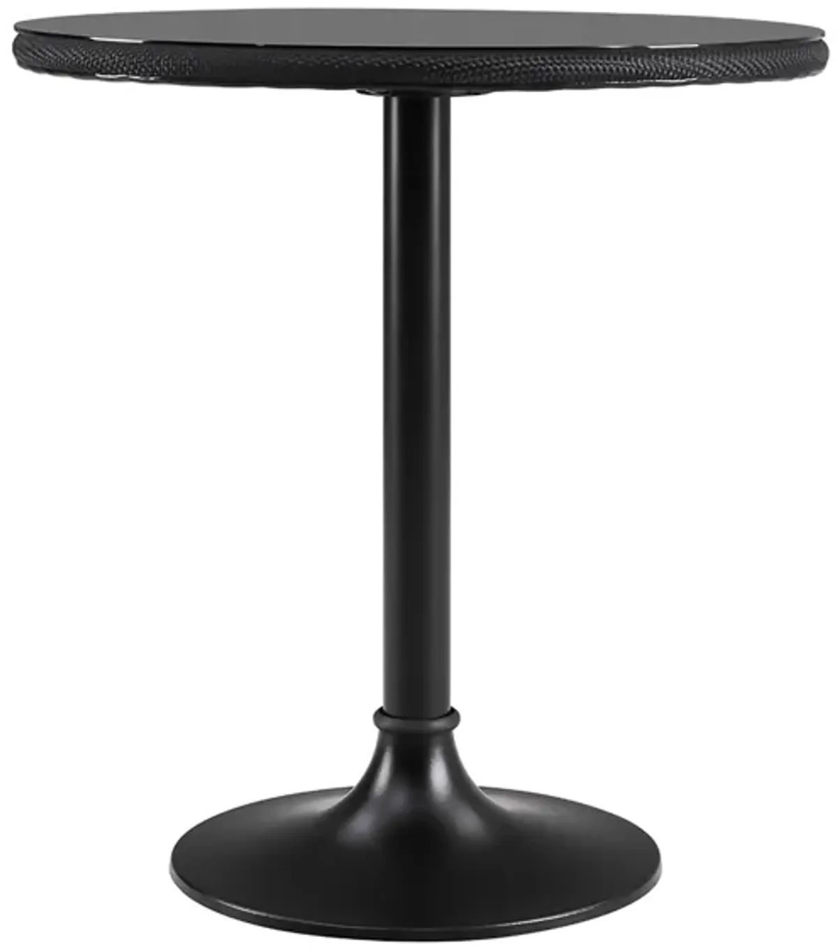 Erlend 30" Bistro Table in Black by EuroStyle