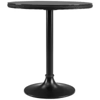 Erlend 30" Bistro Table in Black by EuroStyle