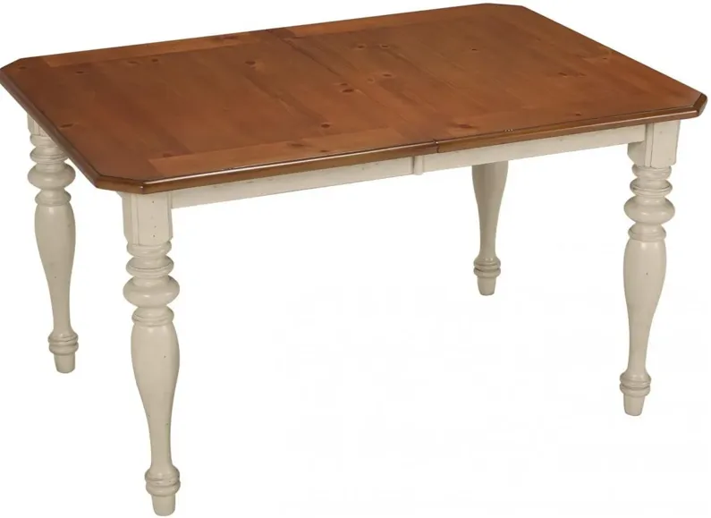 Sagamore Dining Table w/ Leaf in Bisque / Natural Pine by Liberty