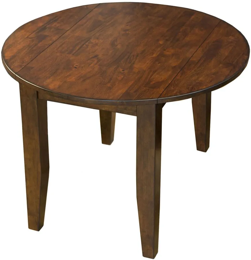Mase Drop Leaf Table in Macciato Brown by A-America