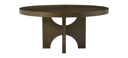 Catalina Round Dining Table in Earth by Theodore Alexander