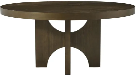 Catalina Round Dining Table in Earth by Theodore Alexander