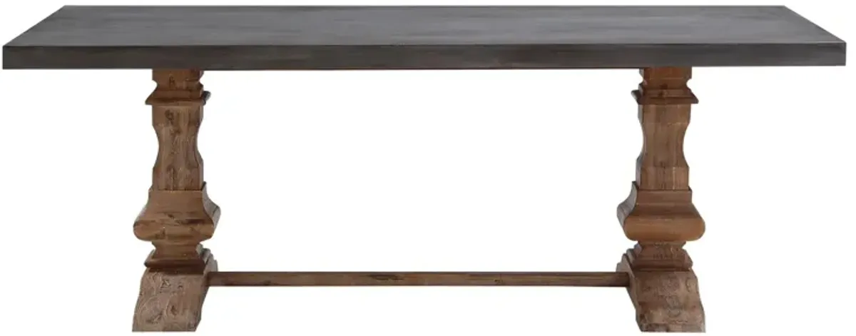 Thurston Dining Table in Concrete/Gray by Bellanest