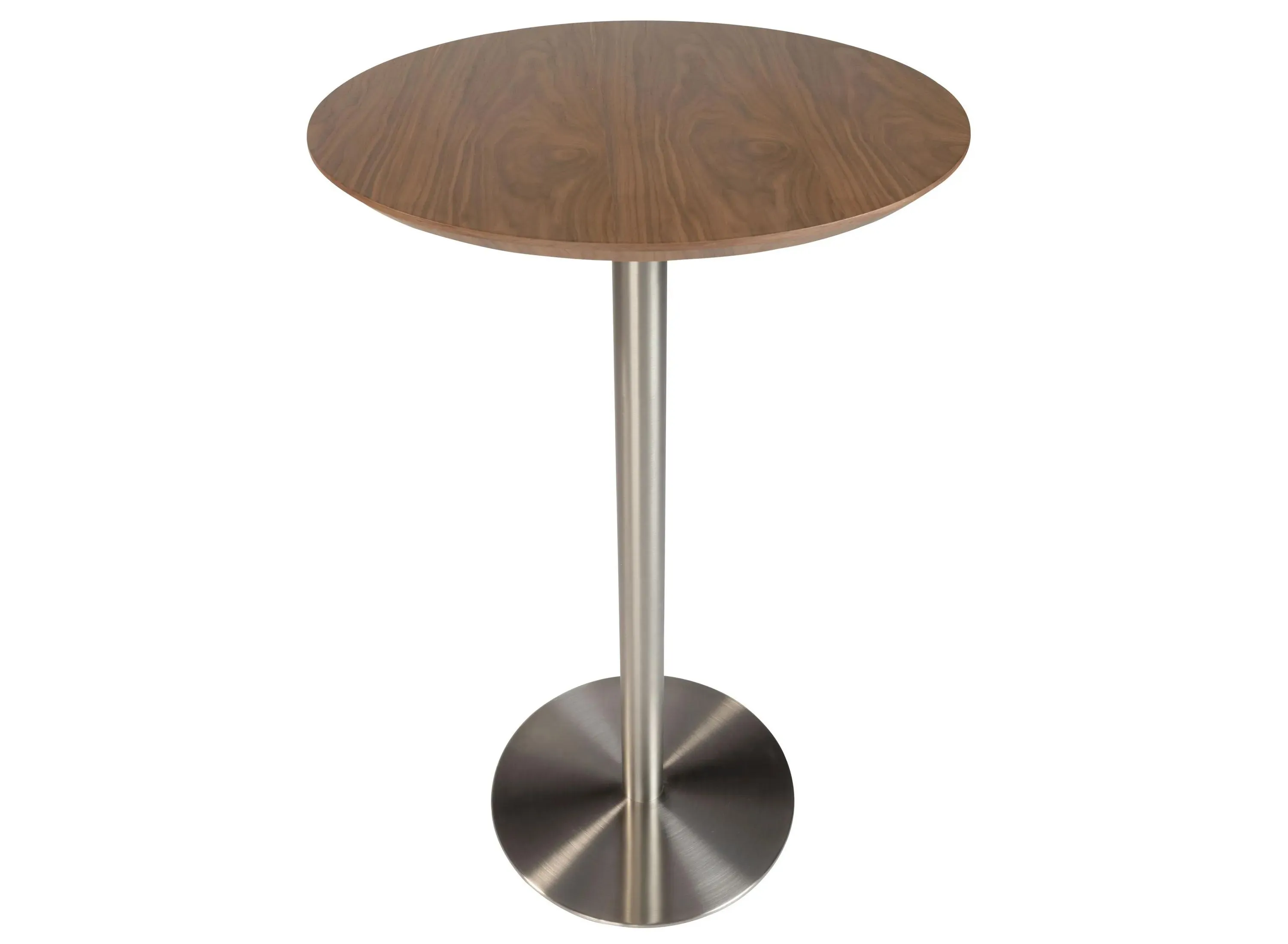 Cookie 26" Bar Table in Walnut by EuroStyle