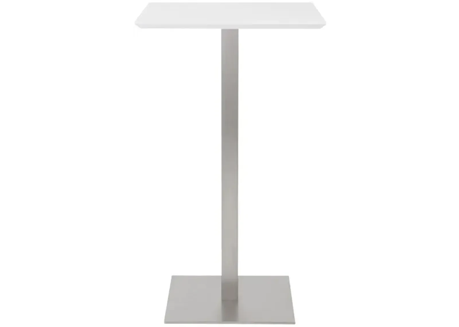 Elodie 24" Bar Table in White by EuroStyle