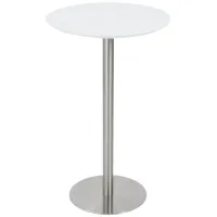 Cookie 26" Bar Table in White by EuroStyle