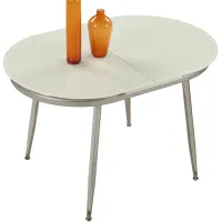 Donna Dining Table in White by Chintaly Imports