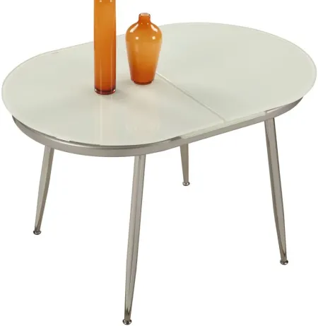 Donna Dining Table in White by Chintaly Imports