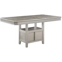 Klina Counter Height Table in Silver by Crown Mark