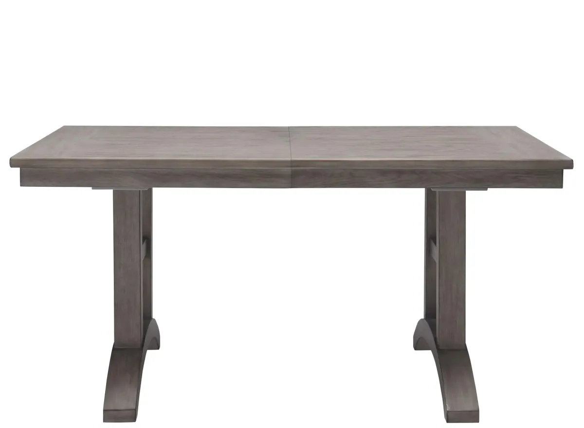 Zager Dining Table in Gray by Davis Intl.