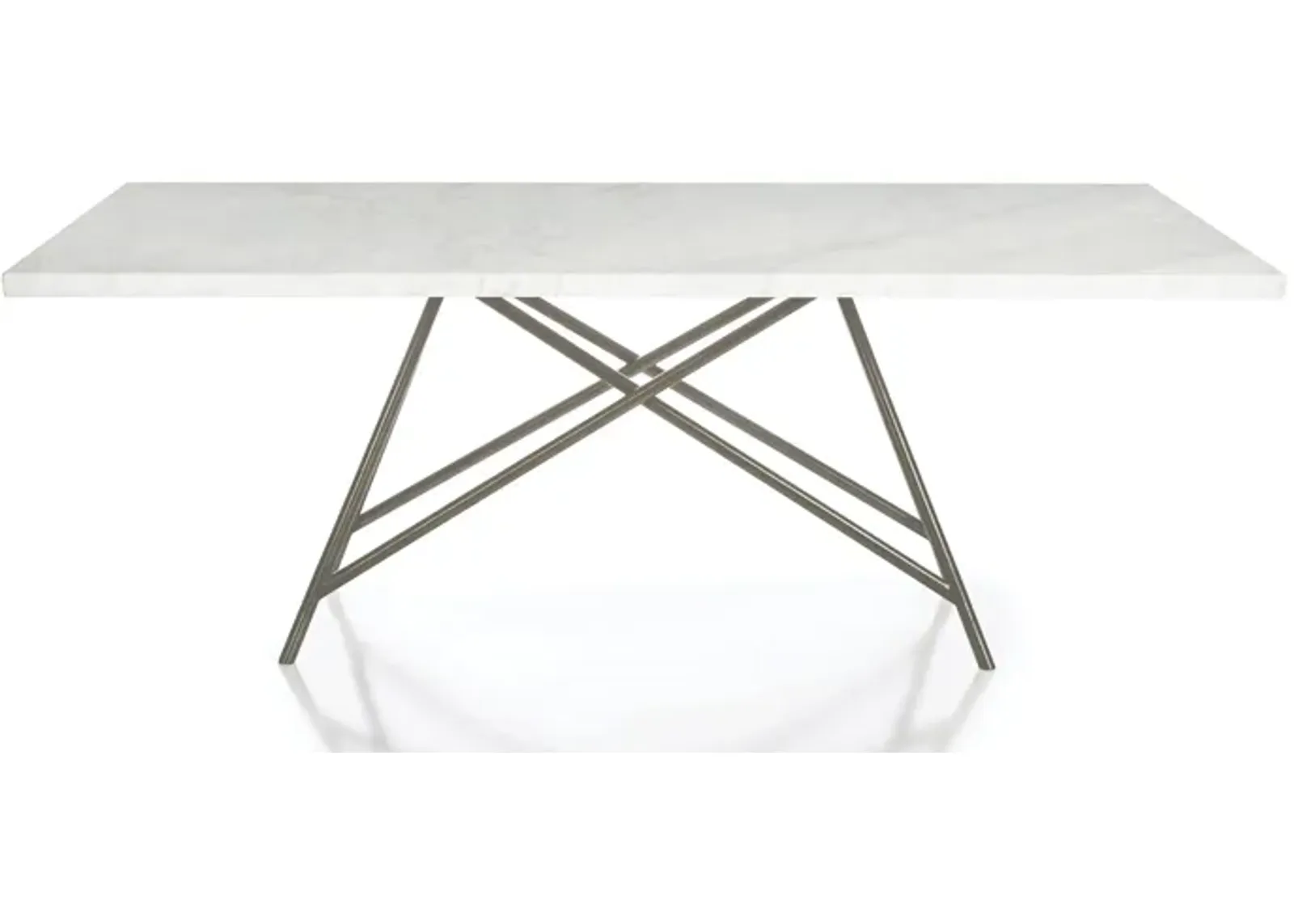 Coral Dining Table in Marble/Steel by Bellanest