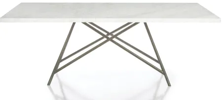 Coral Dining Table in Marble/Steel by Bellanest