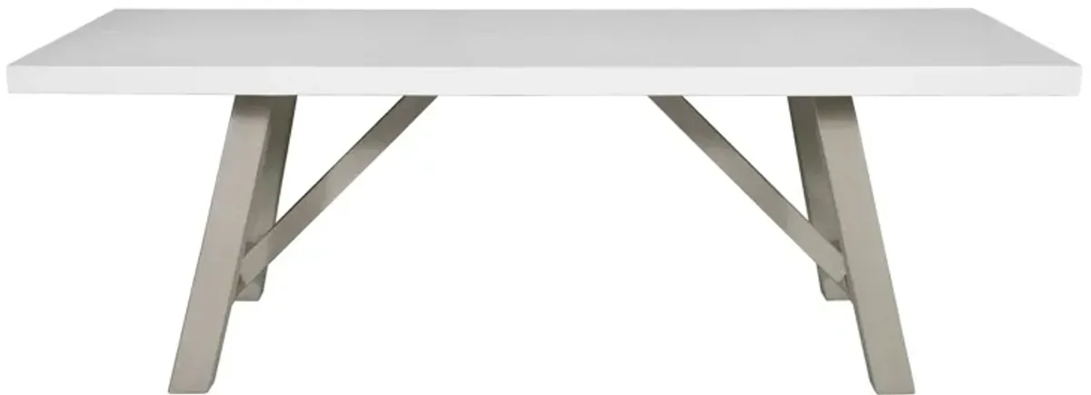 Mills Dining Table in Gray by Unique Furniture