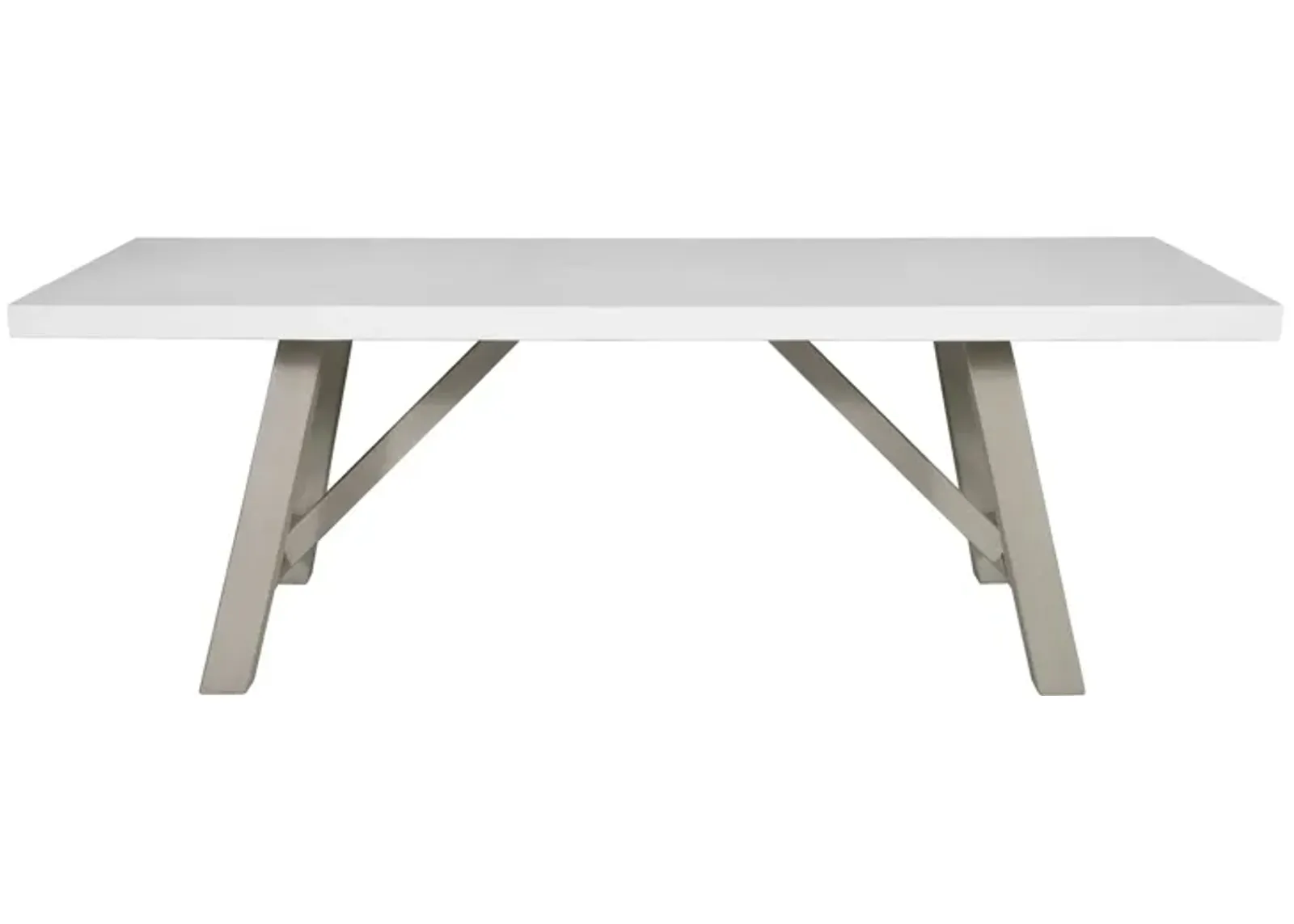 Mills Dining Table in Gray by Unique Furniture