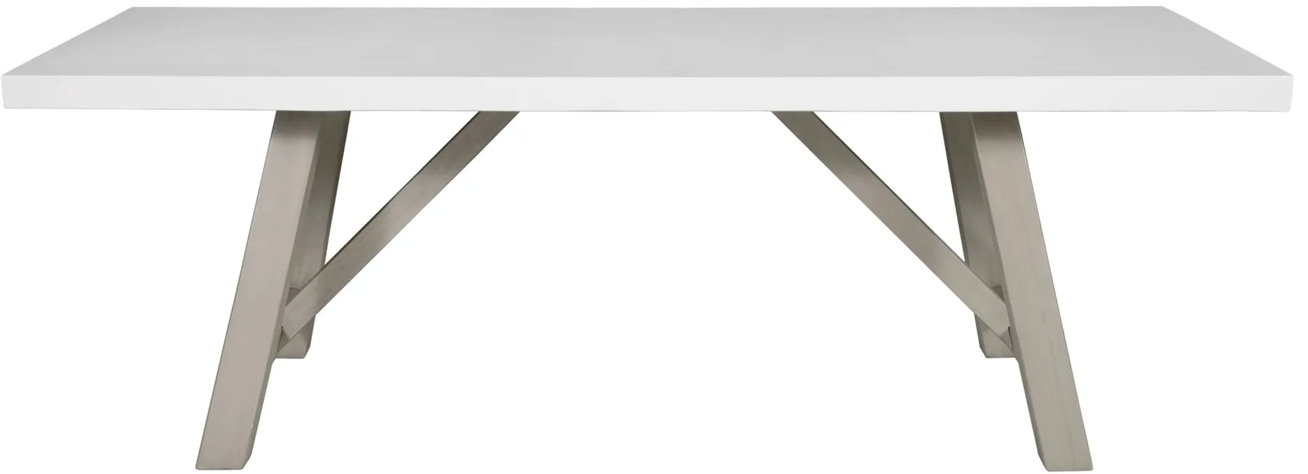 Mills Dining Table in Gray by Unique Furniture