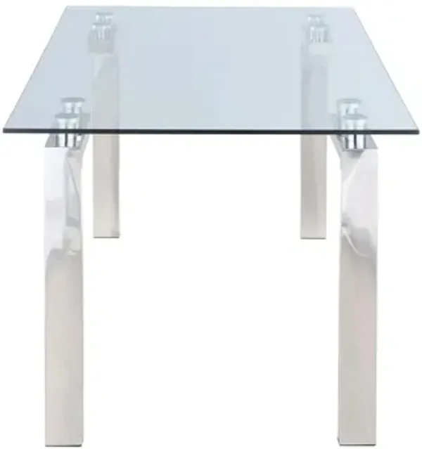 Cristina Glass Dining Table