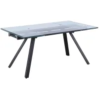Aida Dining Table in Black by Chintaly Imports