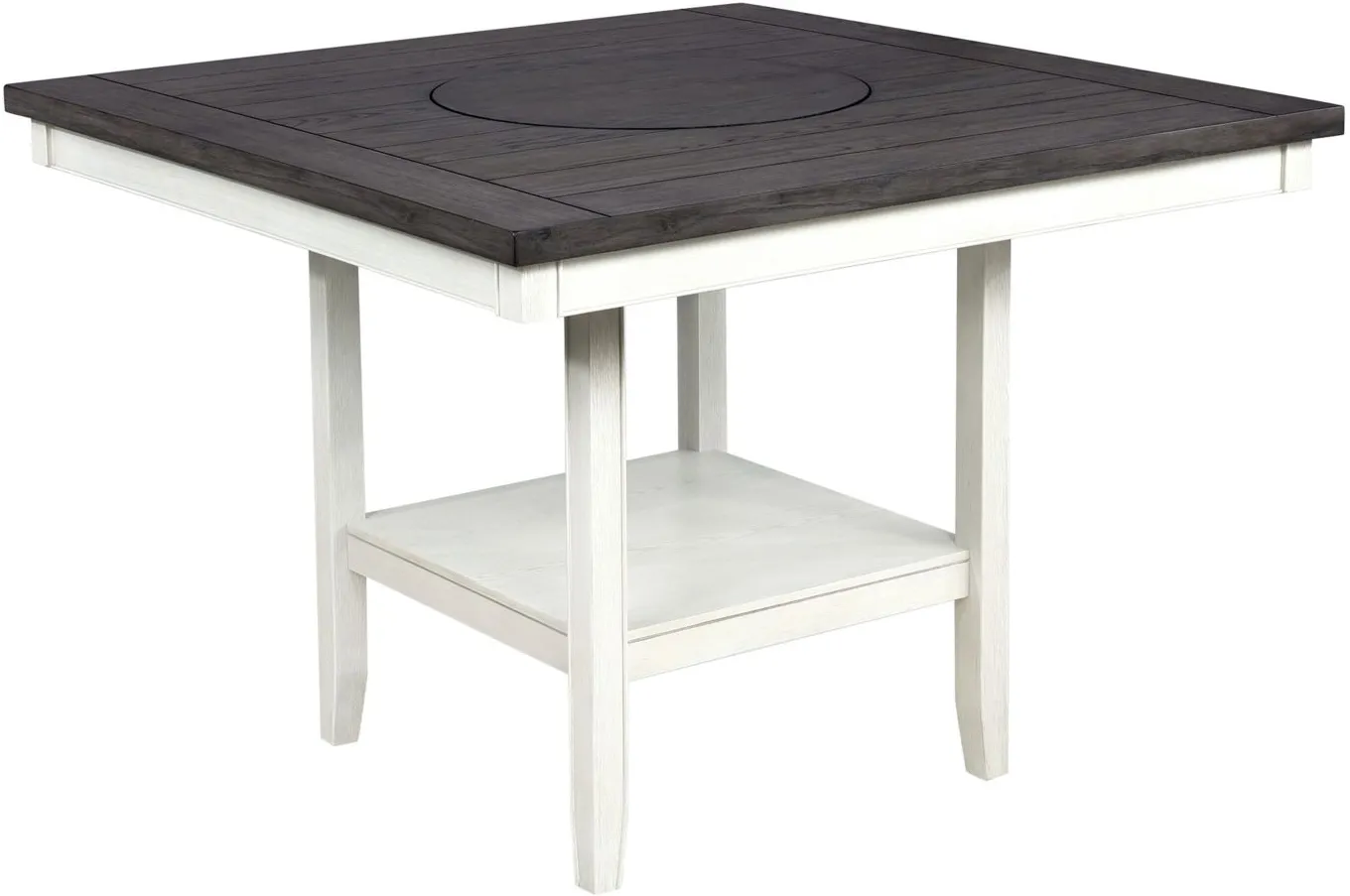 Fulton Counter-Height Dining Table in Gray/White by Crown Mark