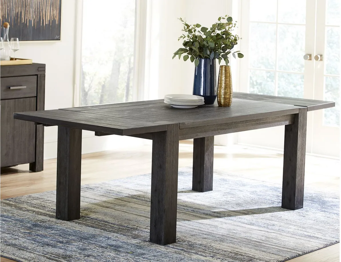 Meadow Dining Table w/ Leaf in Graphite by Bellanest