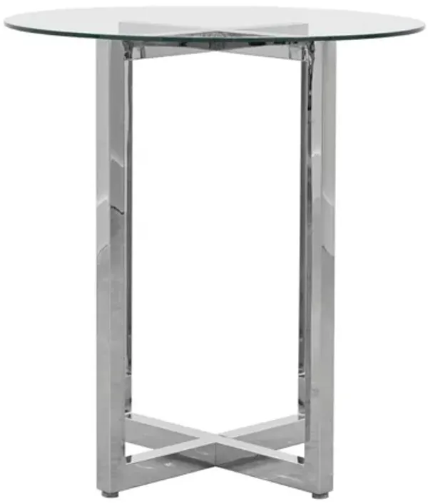 Amalfi Glass Bar Height Dining Table