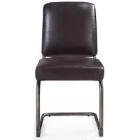 Crossroads Breuer Dining Chair in Black/Chocolate by Bellanest