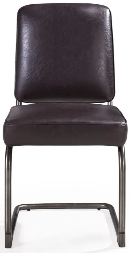 Crossroads Breuer Dining Chair in Black/Chocolate by Bellanest