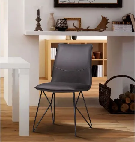 Crossroads St. James Dining Chair in Davy's Gray by Bellanest