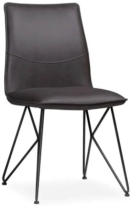 Crossroads St. James Dining Chair in Davy's Gray by Bellanest