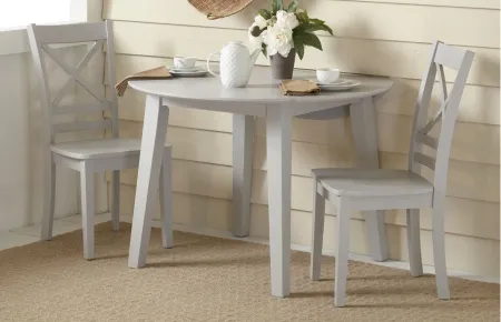 Simplicity Drop-Leaf Dining Table in Dove by Jofran